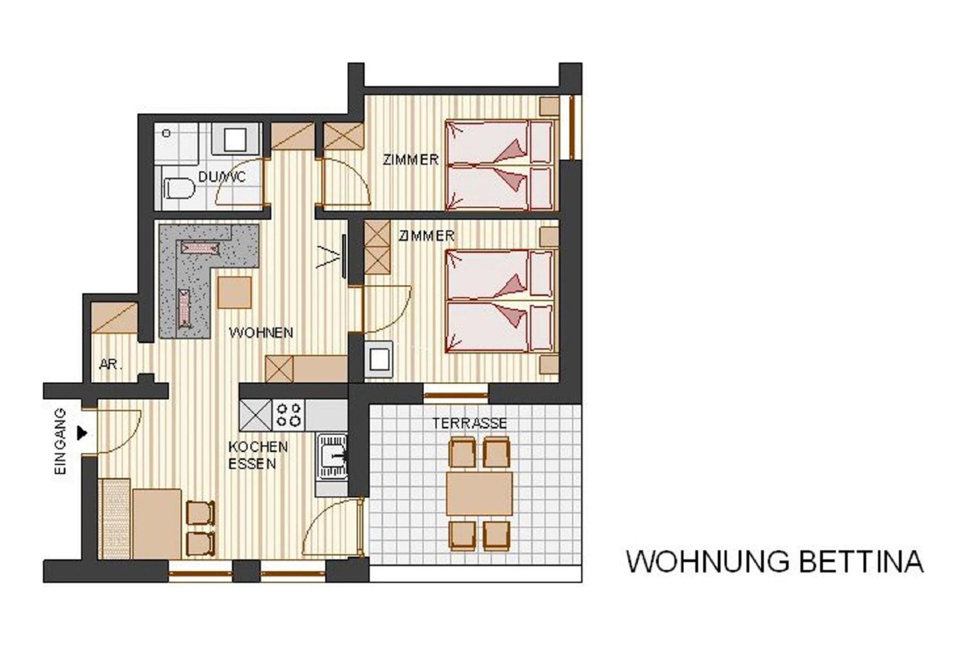 Apartment mit 2 Schlafzimmern - 2