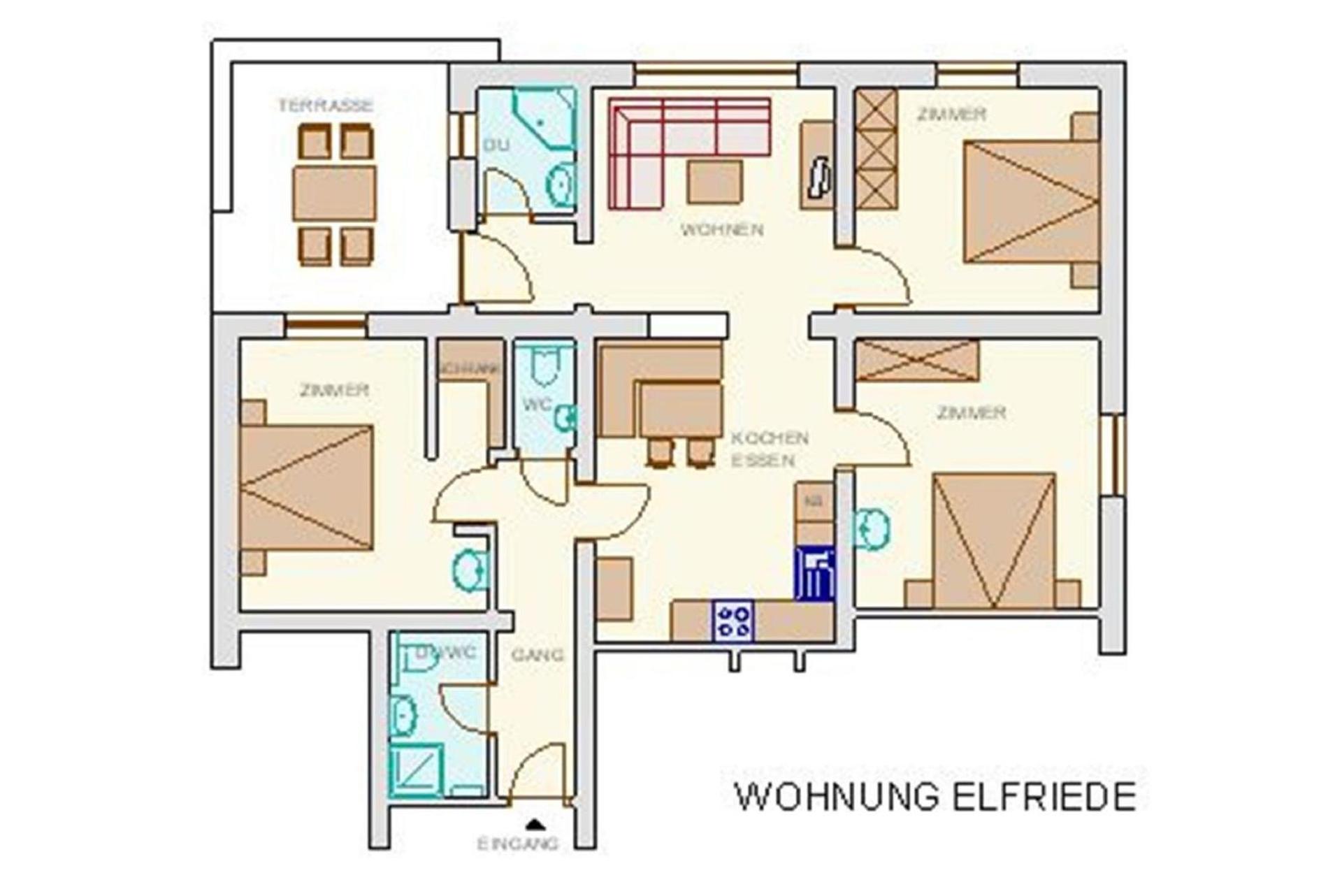 Apartment mit 3 Schlafzimmern (3) - 5