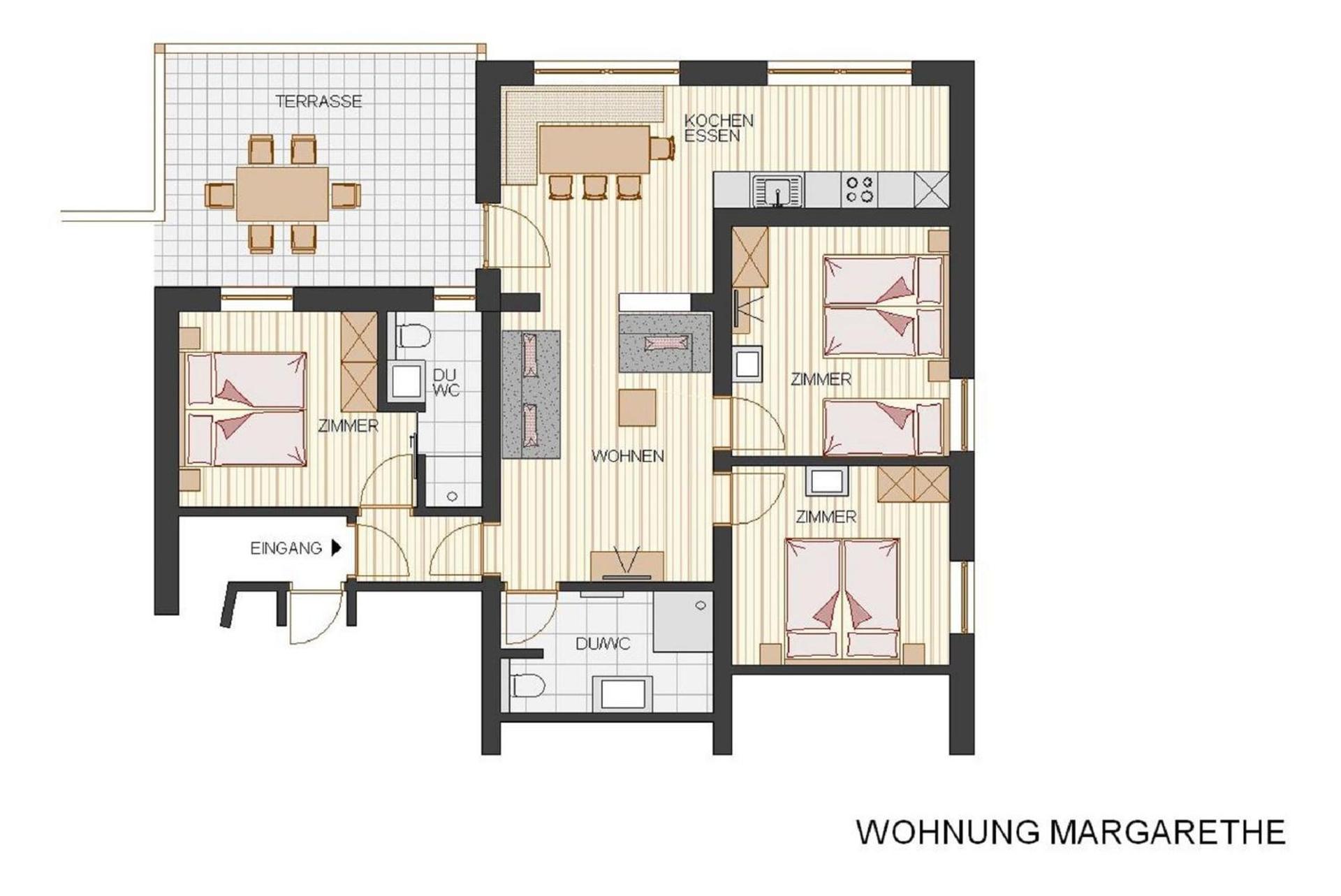 Apartment mit 3 Schlafzimmern (2) - 4